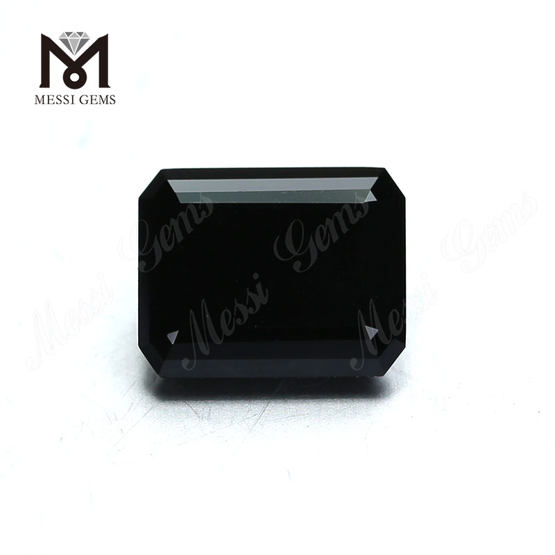 ブラックモアッサナイトダイヤモンドファクトリープライスシンセティックルースジェムストーンエメラルドカット