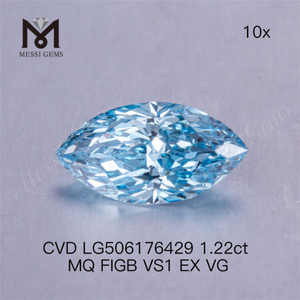 1.22カラットのブルー合成ダイヤモンドVS1IGIラボダイヤモンド